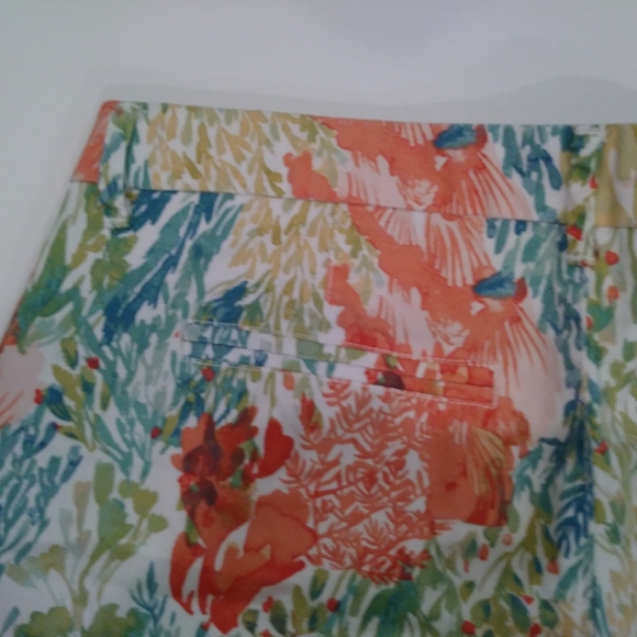 Old Navy Water Color Coral Reef Print Chino Shorts - Picture 8 of 8